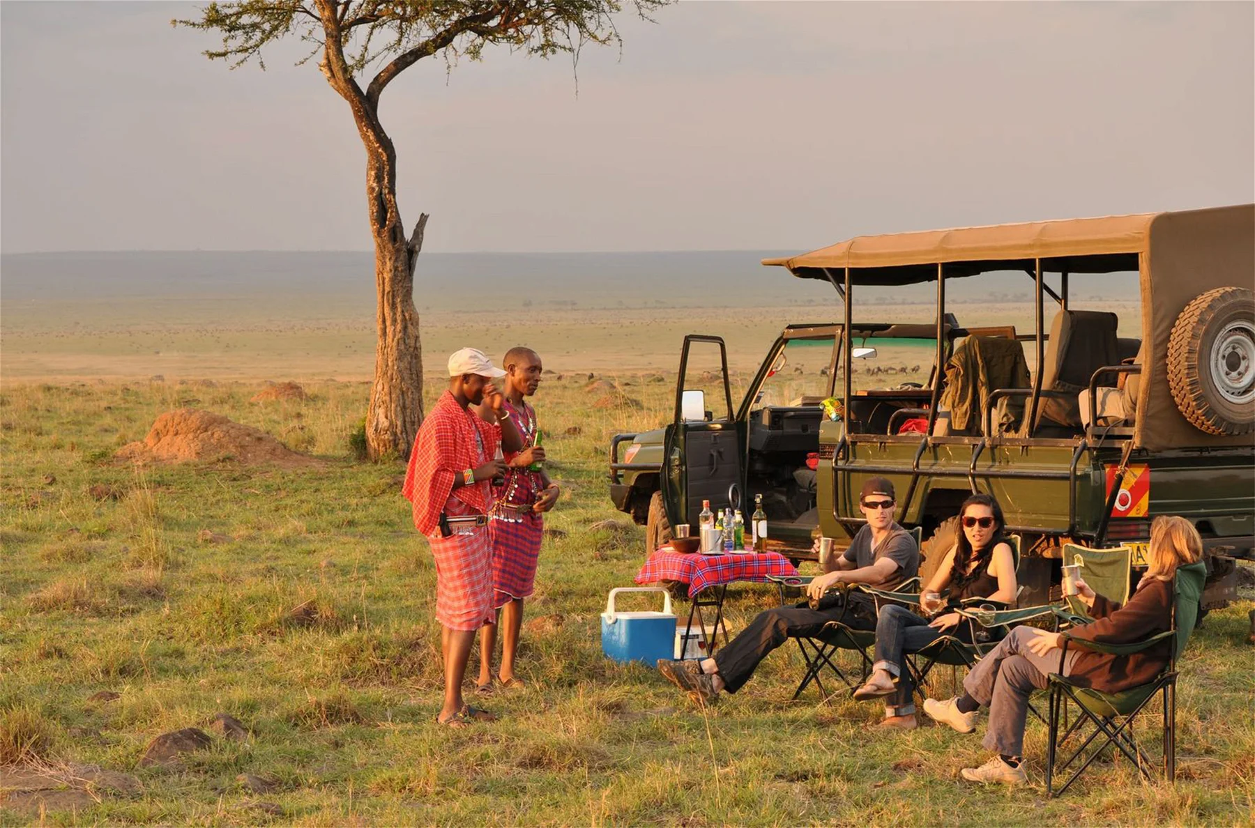 Private safari vehicle on a luxury Kenya safari