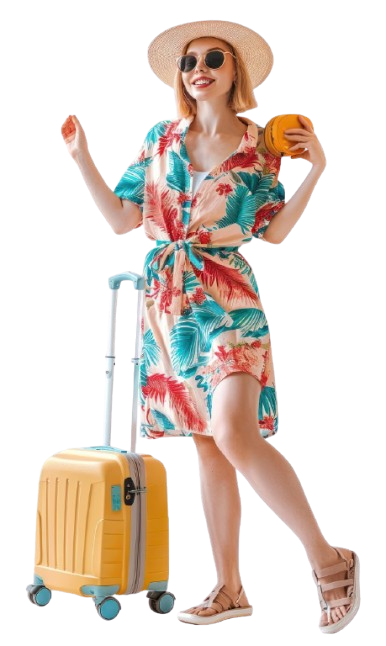 Traveler ready for a Kenya and Tanzania safari with Go Easy Way Tour