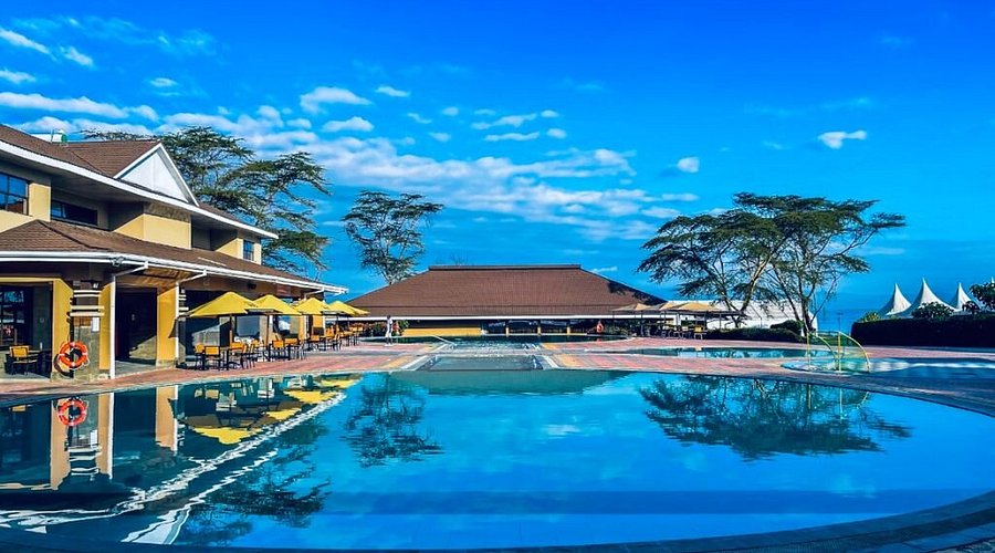 Lake Naivasha Kenya with flamingos and scenic wildlife landscape